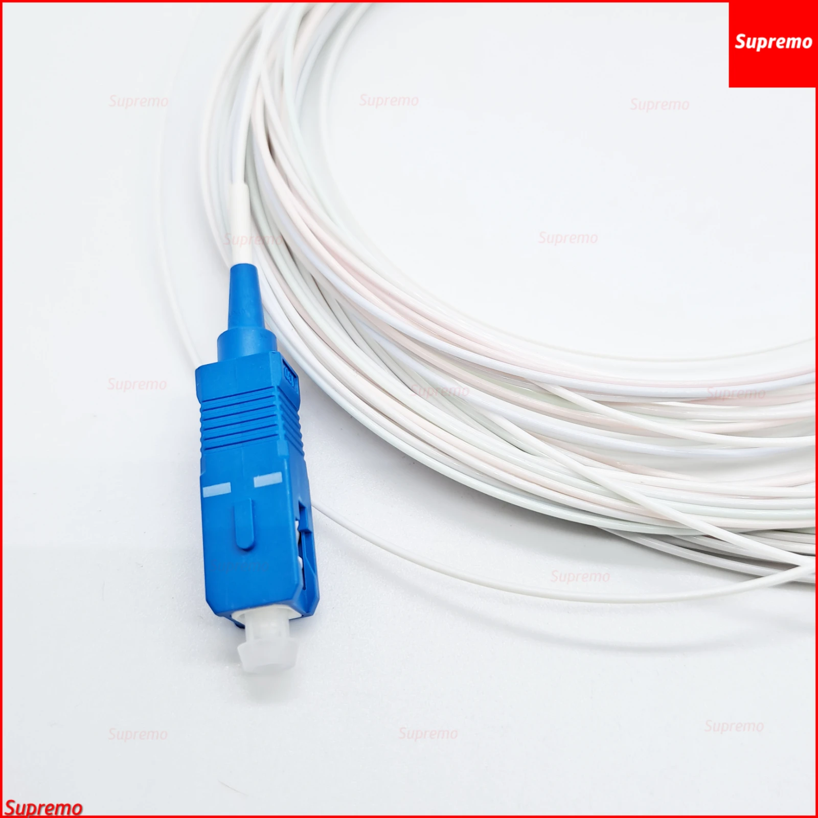 

10PCS/Lot Fiber Optic Splitter1X2 1X4 1X8 1X16 PLC SC/UPC SM Singlemode Mini Module 0.9mm G657A1 PVC 1m FTTH Blockless Connector