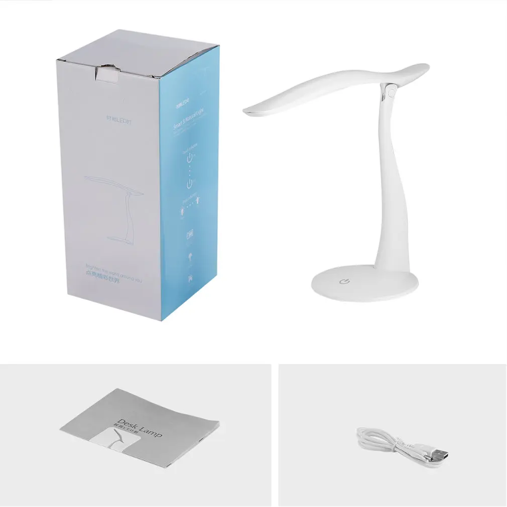 

Fashionable Health Secure Long Life Energy-saving Light-adjustable Eye-protection Touching 24LED Smart Natuaral Desklight