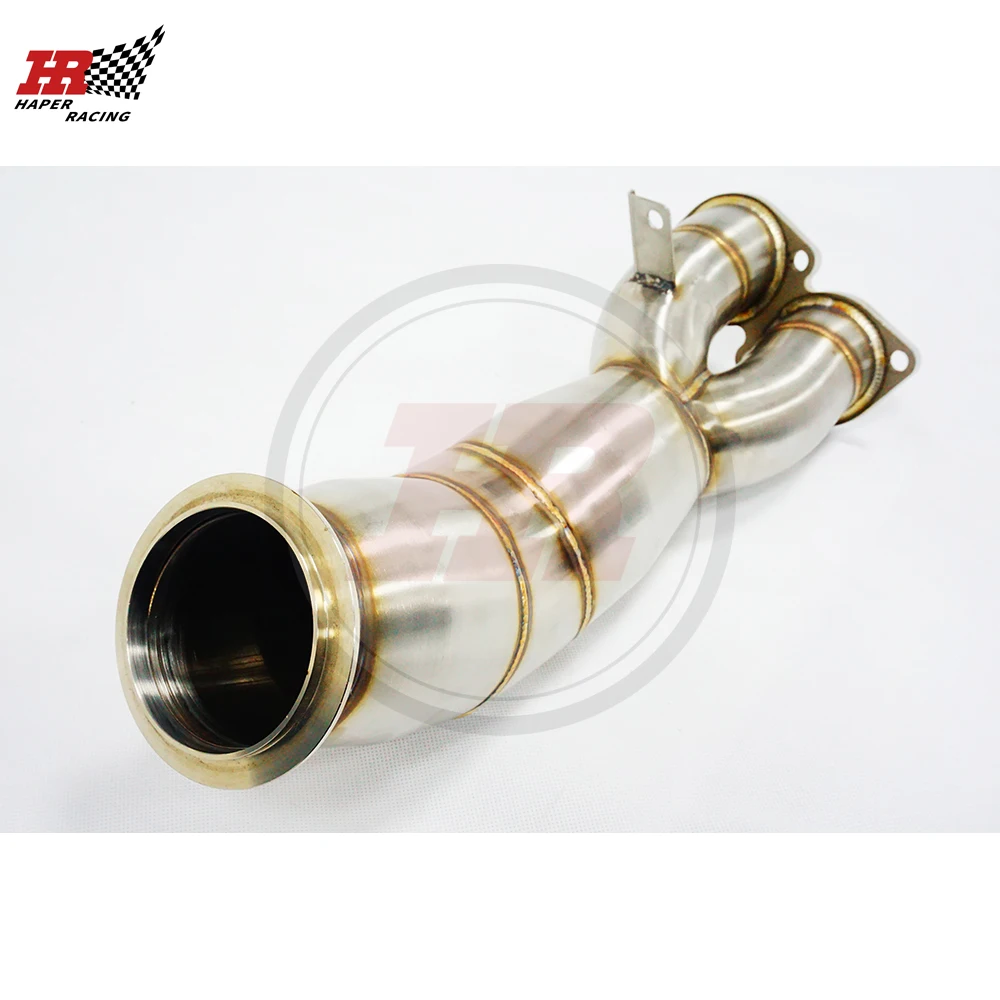 HP RACING 4.0'' Single Turbo N55 N55B30 Exhaust Downpipe E82 E88 E90 E91 E92 E93 135I 335I 2011-2012