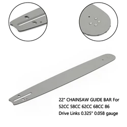 Areyourshop 22 inch CHAINSAW GUIDE BAR 0.325