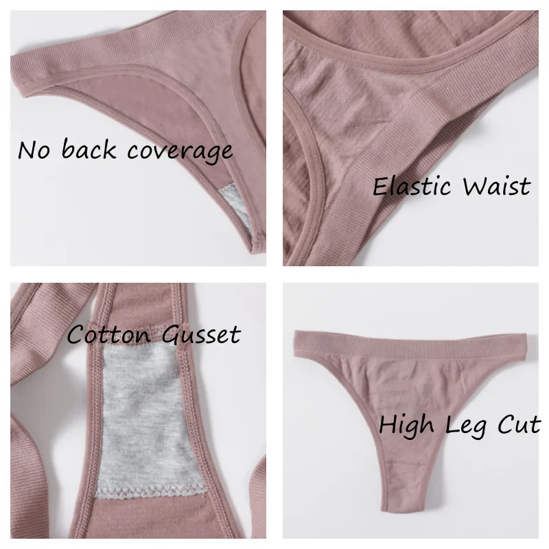 Soft Seamless Tops Set High Waist Panties Sleep Bra and Panties Set Underwear Bralette Tanks Bra Top Female Sexy Lingerie Set