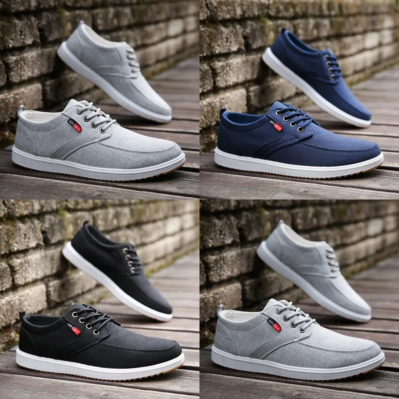 Men Casual Shoes Summer Canvas Shoes Men Breathable Casual Canvas Men Shoes Walking Men Shoes Chaussure Homme Factory sales