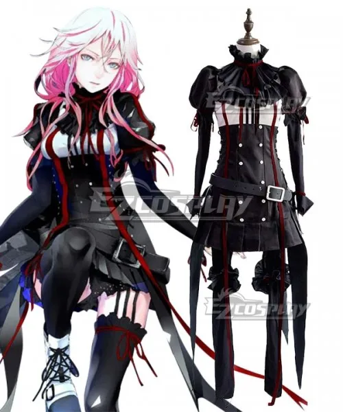 Guilty Crown Inori Yuzuriha, disfraz de fiesta de Halloween para adultos, E001