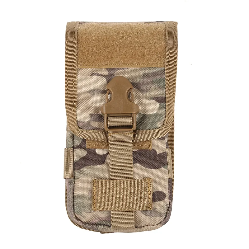 

Portable Tratical Case Cover Mobile Phone Coque Military 600D Nylon Camo Belt Pouch Running Bags