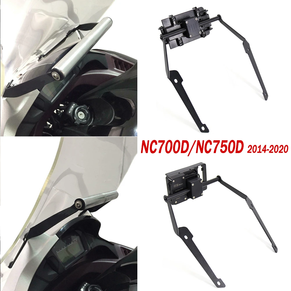 

2014-2020 For HONDA NC750D NC700D Motorcycle Front Phone Stand Holder Smartphone Phone GPS Navigaton Plate Bracket NC 700 750 D