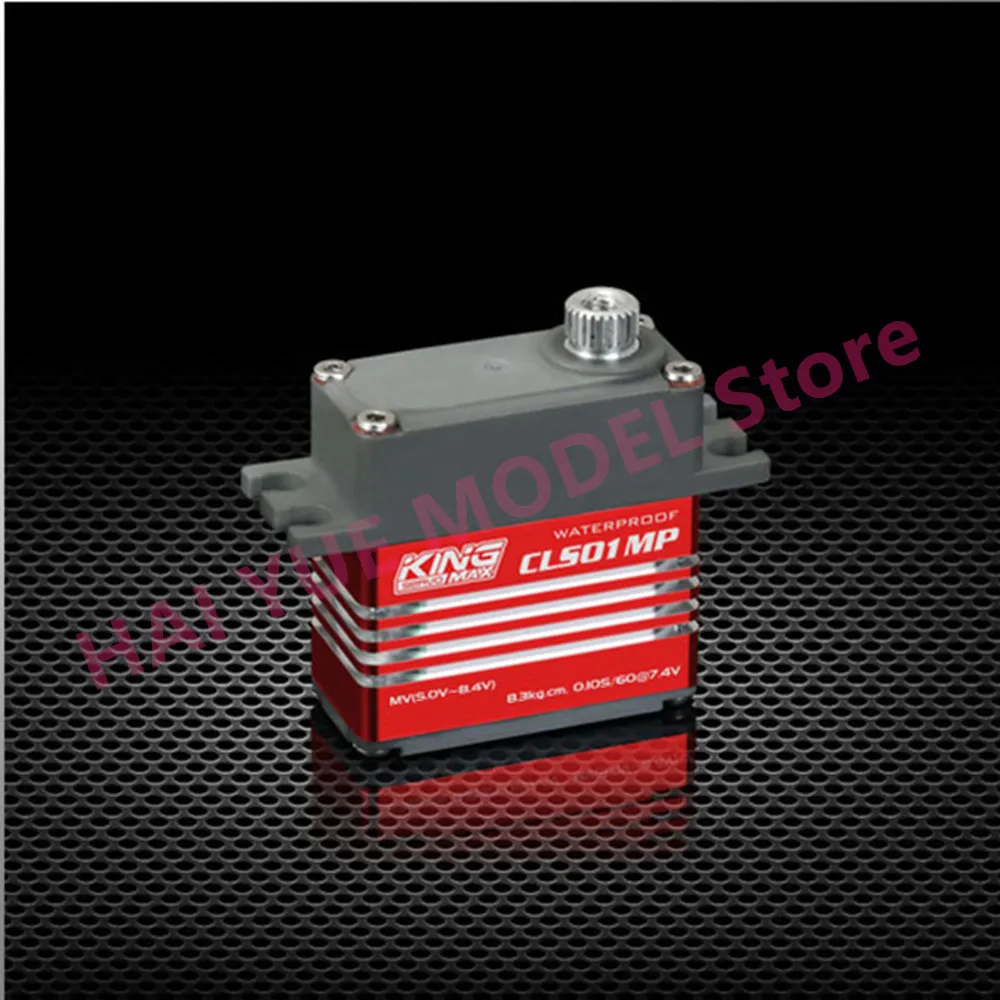 KINGMAX Servo CLS01MP -- 27g 8,3 кг Цифровой Водонепроницаемый Мини-сервопривод для радиоуправляемого автомобиля/робота/рулевого механизма RC