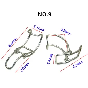 Autofilter Elektrische Sicherheitsbox des Autos, Metallfeder Faszentlip, Mazda, Honda, Toyota, Ford, VW, Fiat, Nissan, Kia, 2PCS 10 Hauptverkäufe Fiat Springs Typ - №6