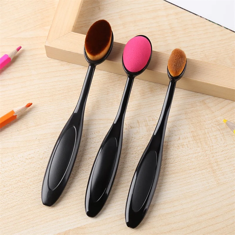 3 Sizes Smooth Blending Brushes Drawing Painting Makeup Brushes Flat Kit for DIY Scrapbooking Cards Making Handmade Tools