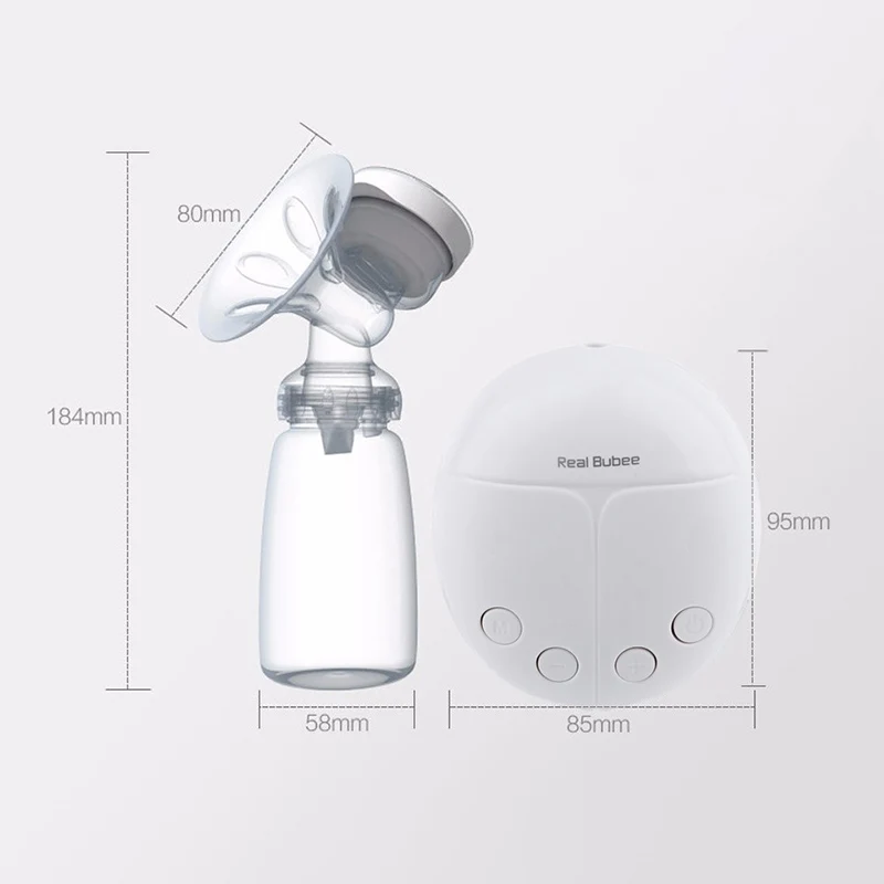 IMBABY Real Bubee Bilateral Electric Breast Pump Breast Pumping Milk Suction Large Automatic Massage Postpartum Breast Pump