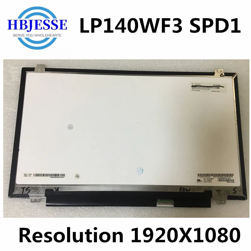 

Original LP140WF3 SPD1 LP140WF3 (SP)(D1) LED Screen LCD Display for 14.0" 1920X1080 30Pin Matte Slim Screen IPS Screen