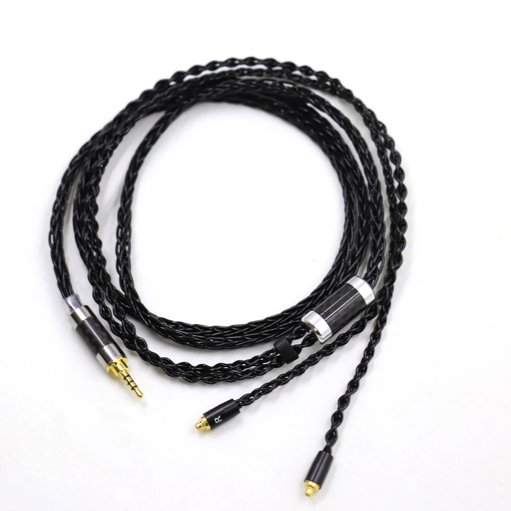 Auriculares MMCX chapados en plata TOP-HiFi 26AWG 152 Core para SENNHEISER IE300 IE900 IE600 IE200 Cable de actualización de auriculares