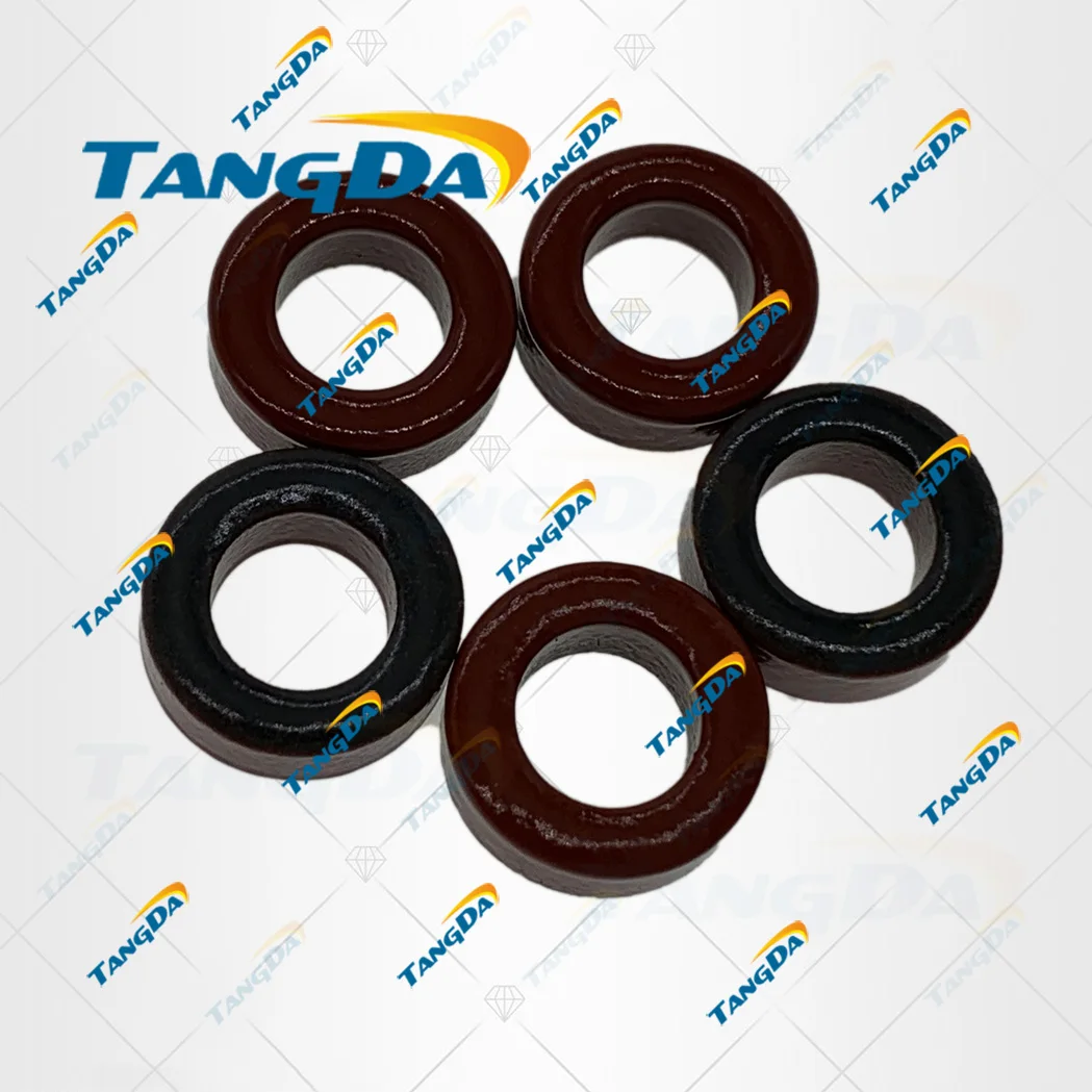 

TANGDA T50 Iron powder cores T50-2 OD*ID*HT 13*7.5*5 mm 4.9nH/N2 10uo Iron dust core Ferrite Toroid Core Coating Red gray T