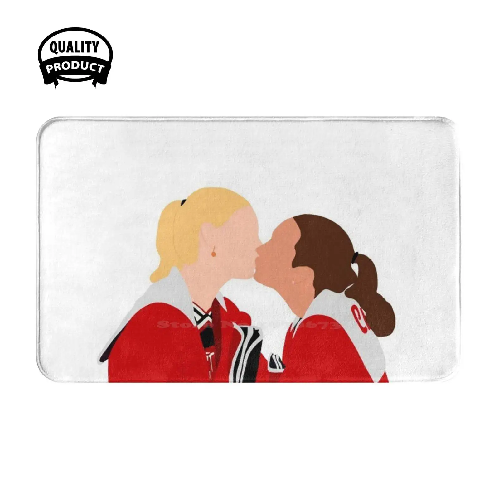 Brittana Valentine’S Day Soft Cushion Home Carpet Door Mat Car Rug Brittana Glee Brittany S Pierce Brittany Pierce Santana