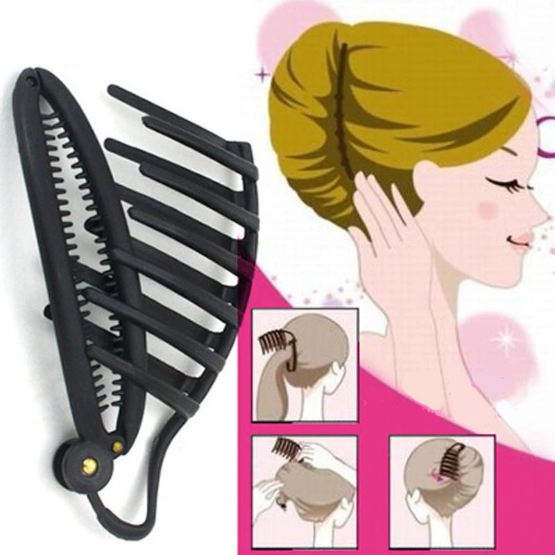 Woman Banana Clip Hair Comb Party Banquet Convenient Hairdressing Tools Hairpin Hair Stick Hair Accessories