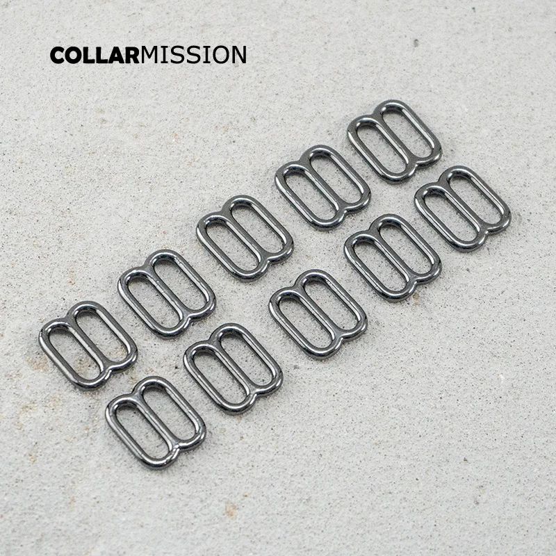 

100pcs/lot adjuster buckle environmental slider for 15mm sewing belt bags accessory high quality plated metal buckle BZK15QH