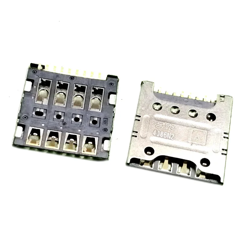 10PCS Sim Card Reader Tray Connector Socket For Huawei 4X Che1-CL20 CL10 G620-L75 4C CHM-TL00H CL00 UL00 C8816D B199 C8817L Y635