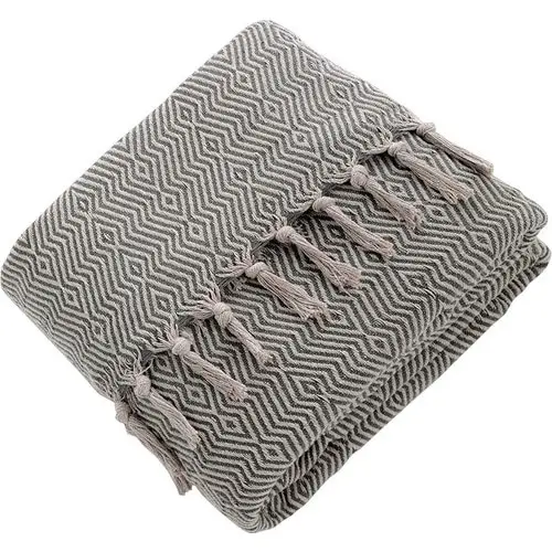 

Tulip Home Throw Double Blanket Zoe (Beige-Khaki)