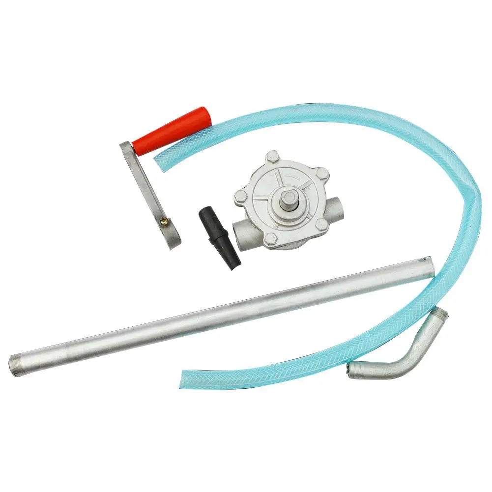 Hand-Operated Aluminum Alloy Oil Pump Barrel Pump Hand Crank Oil Pump