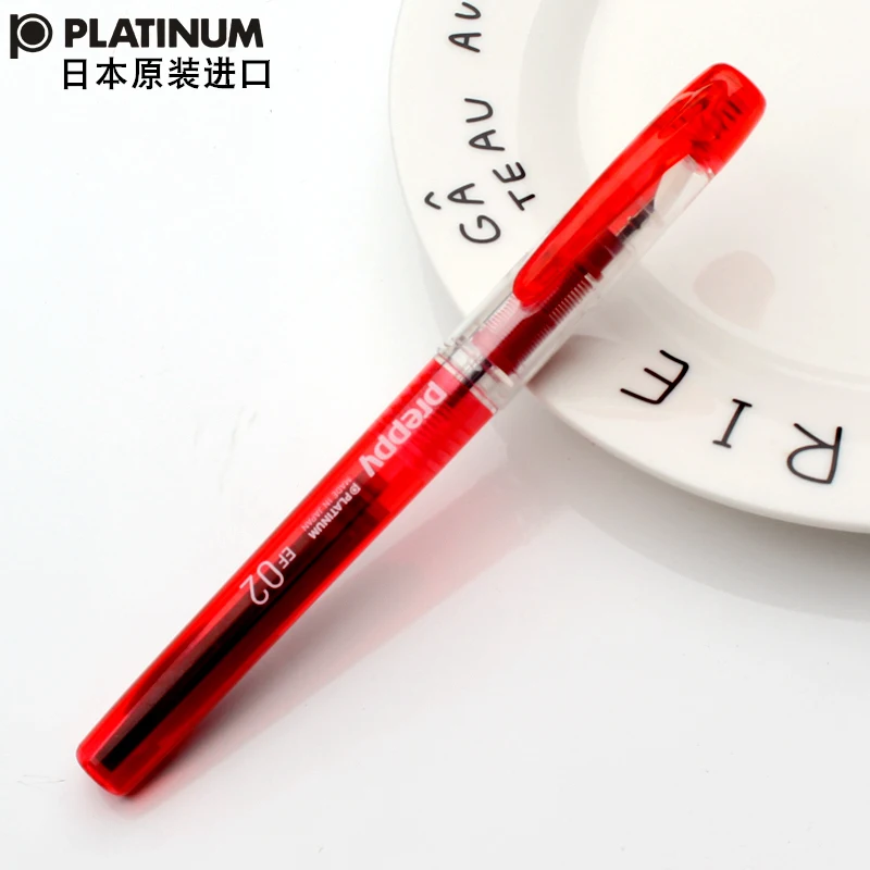 Imagem -03 - Platina Ppq300 Psq400c Estudantes Demonstração Extra Fino Nib 0.38 mm Caneta de Tinta Clara Transparente Lucency Claro Japão Origem