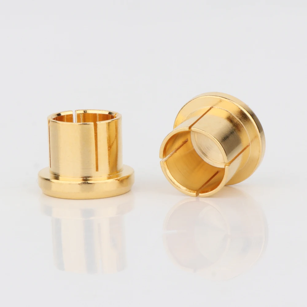 12pcs Noise Stopper 24K Gold Plated Copper RCA Plug Caps Top Quality under inset