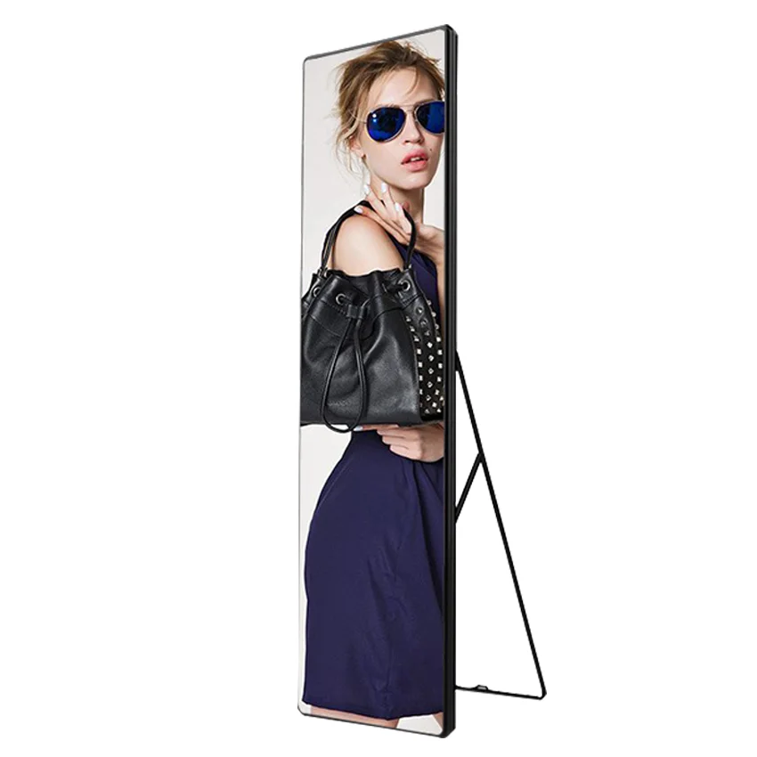 

P2.5 Indoor Floor Standing LED Poster Display Retail Store Advertising Digital Signage SMD LED Mirror