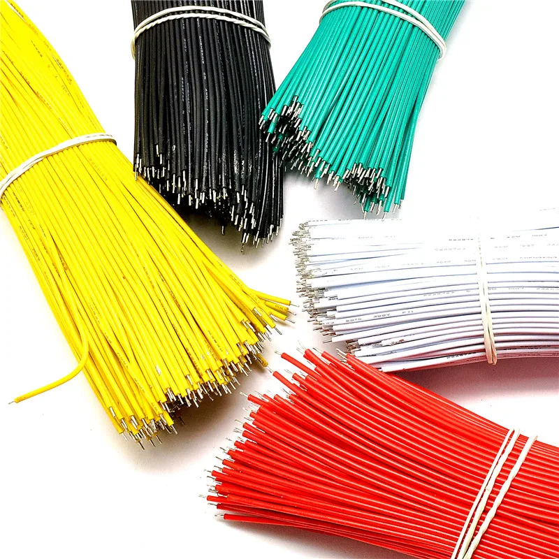 20pcs/lot XH2.54 Single Tin Header Terminal wire Connector wire 26AWG 10cm/20cm/30cm Length
