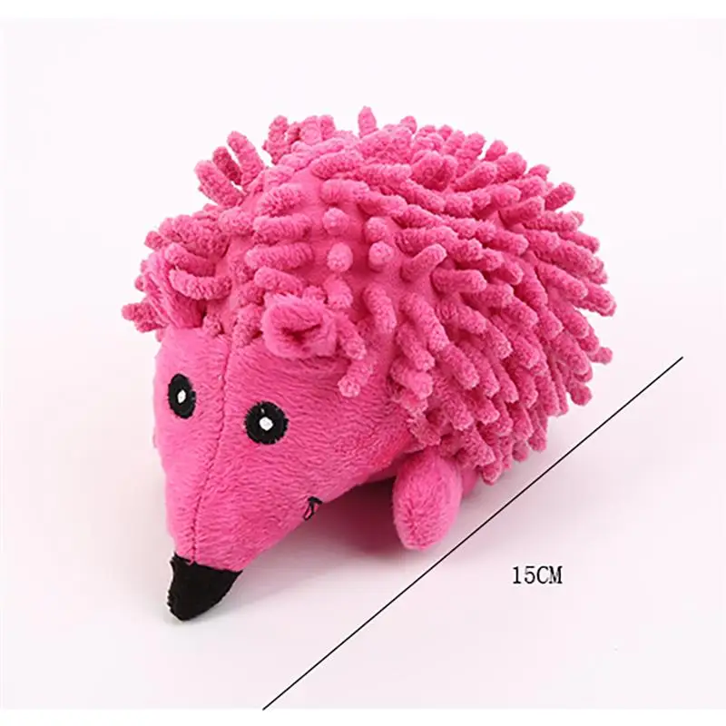 Dorakitten 1pc Pet Toy Bite Resistant Plush Hedgehog Shape Dog Chew Toy Dog Sound Toys Pet Bite Toys Pet Supplies Dog Favors