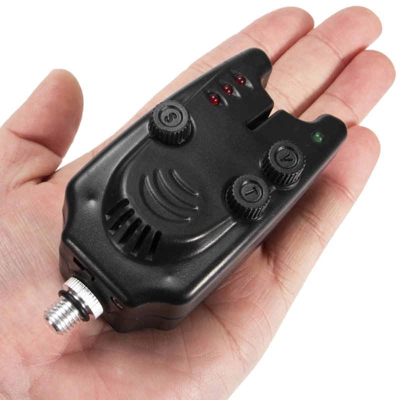 2021 Black High Sensitivity Fishing Bite Alarm With Electronic Fish Alarm Bell Bait Alarm Carp Bite Annunciator Device New