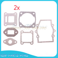 2sets/pack motorcycle Engine Gasket Set Kit Parts for 2 stroke 47cc 49cc MiniMoto Mini Dirt Pocket ATV Quad Moto Bike Motorbike