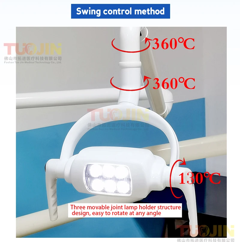 Produkt dentystyczny materiały instrumenty fotel dentystyczny jednostka wrażliwa indukcyjna lampa LED doustna lampka operacyjna mobilne narzędzia