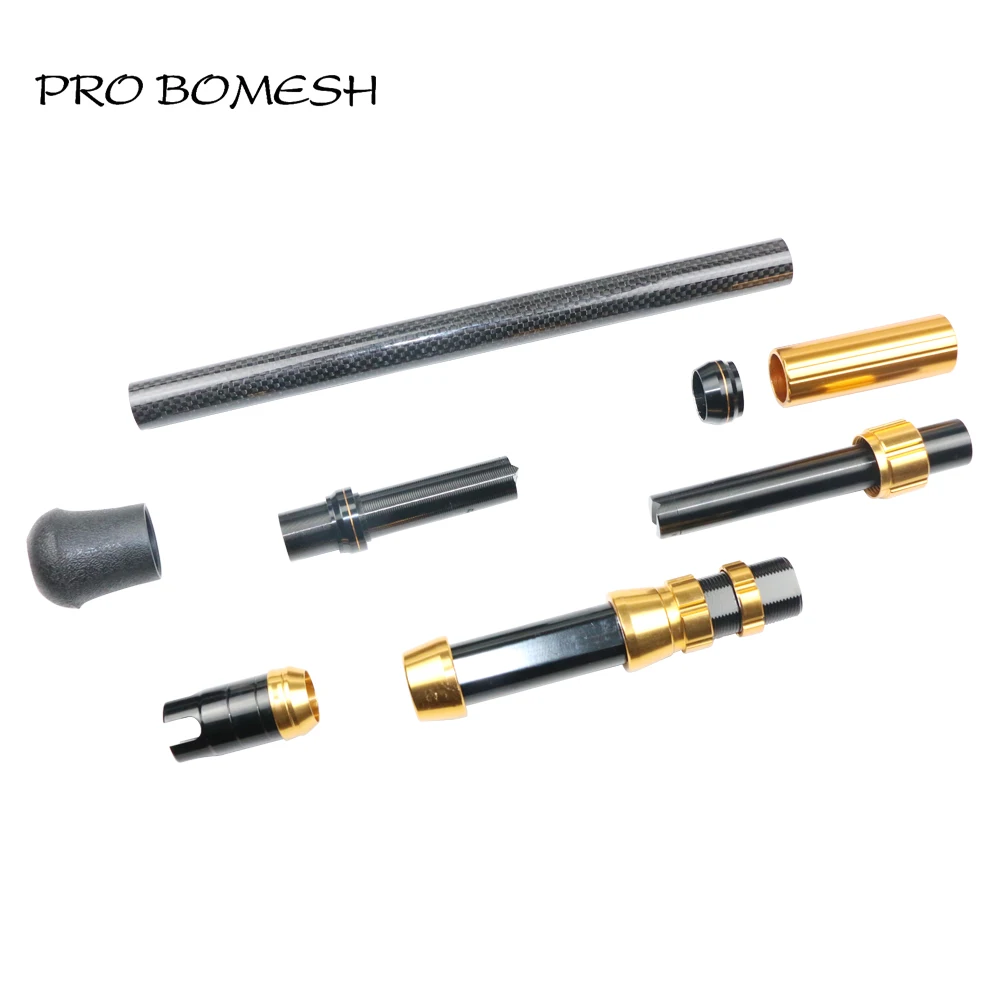 Pro Bomesh Boat Fishing Rod Aluminum handle Gimbal reel seat Rod Building Component Repair boat rod DIY Accessory