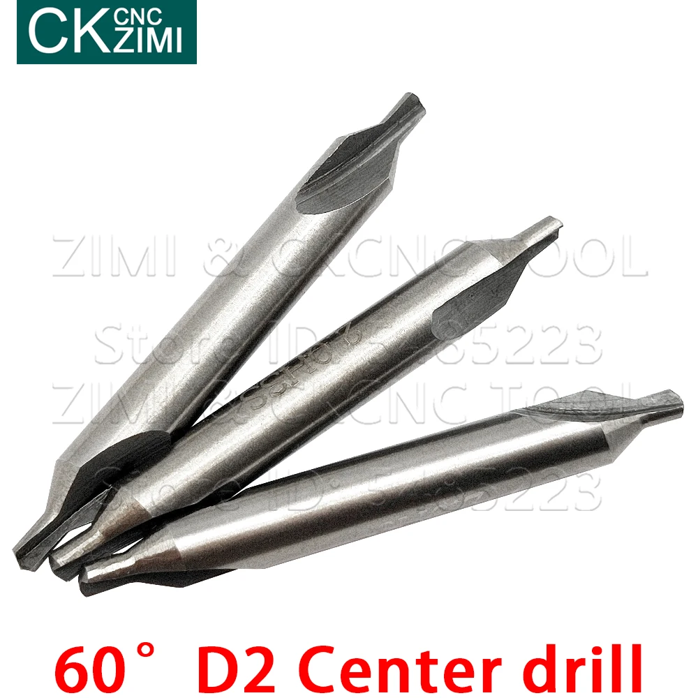 Herramientas de aparejos de molino de torno central combinado de acero de alta velocidad HSS, juego de brocas avellanadoras de 60 grados de 2 mm para accesorios de herramientas eléctricas