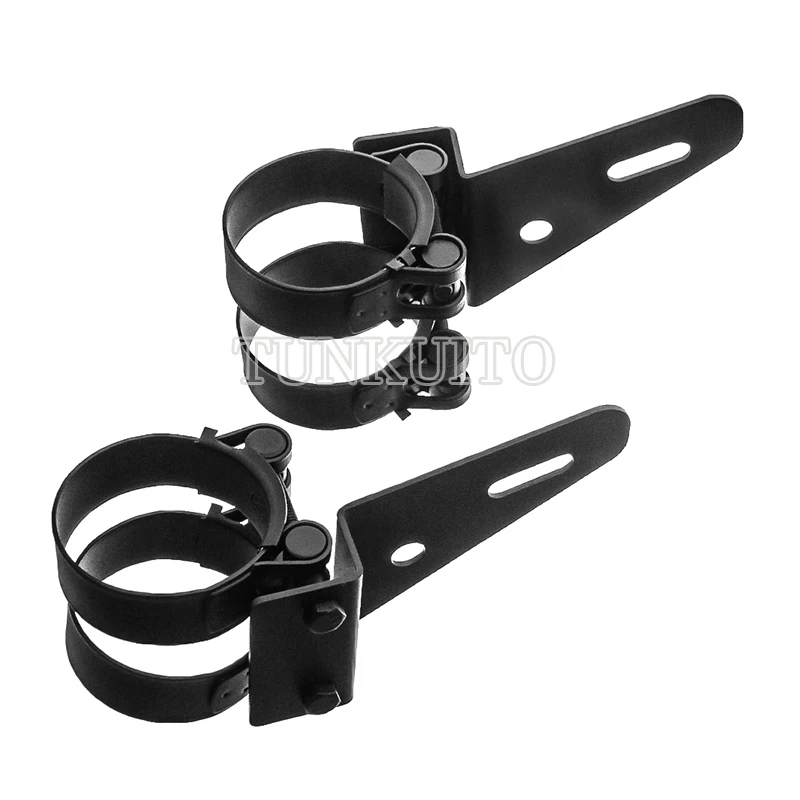 52-55mm Motorcycle Headlight Bracket Fork Turn Signal Light Clamp for STREET FIGHTER, CUSTOM BUILD, CHOP, CAFE RACER