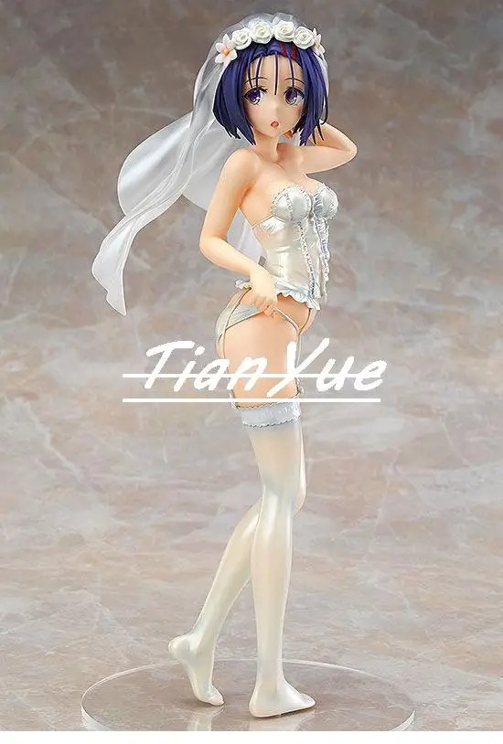 Anime Japan To Love Haruna Sairenji MaxFactory Wedding dress Ver Darkness 1/6 Figure Sexy Girls Doll Toys 26cm