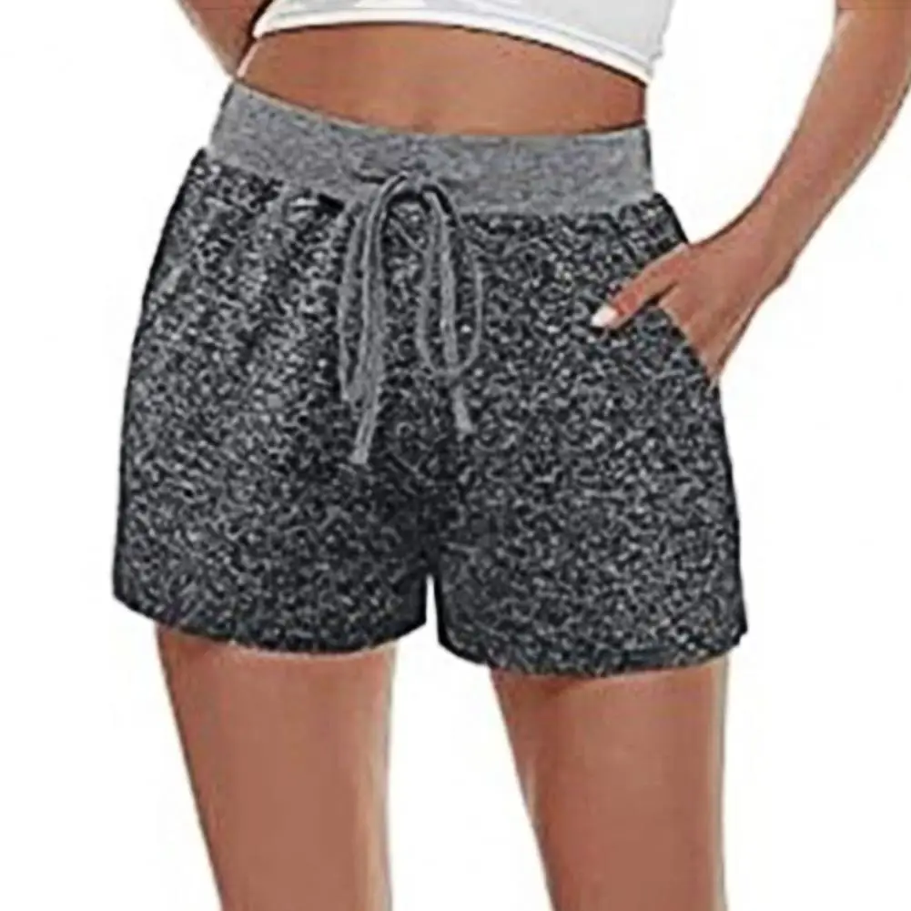 Summer Women Shorts High Waist Drawstring Wide Leg Short Women Sports Short Sweatshorts Woman Short femme shorts шорты женский