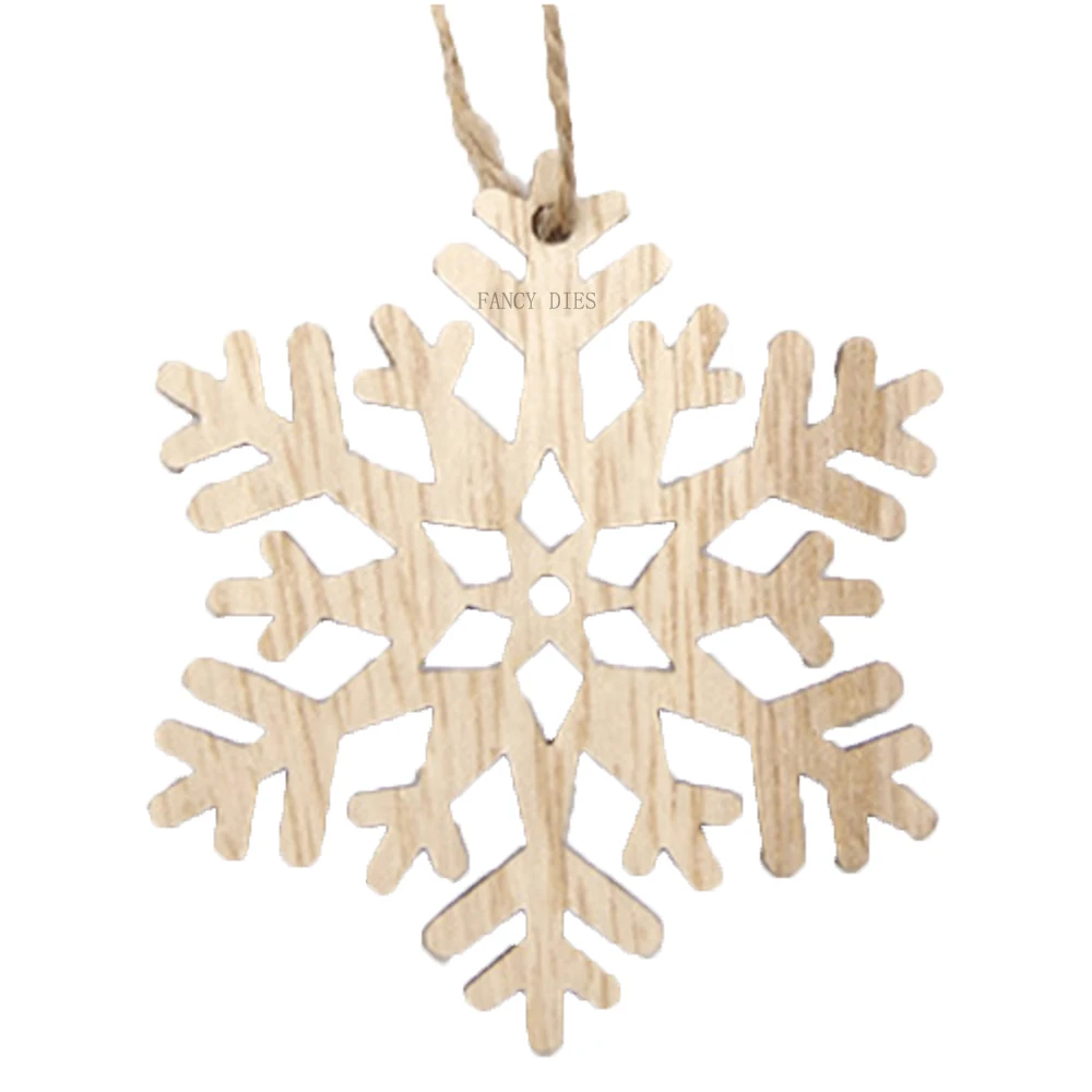 

2021 New Christmas decoration snowflake Cutting Dies Wooden Knife Die Compatible With Most Manual Die Cut Cutters