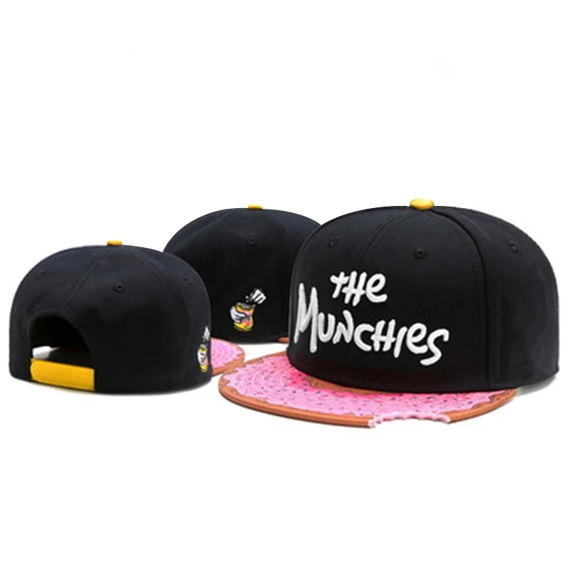 Fashion Men baseball cap THE MUNCHIES embroidery snapback hat Men Women adult hip hop caps Headwear outdoor casual sun hats gorr