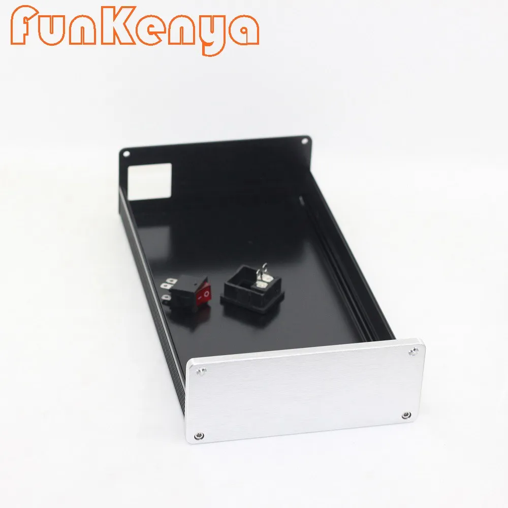 W134 H55 D248 DAC DIY Power Amplifier Chassis Anodized Aluminum Hi End Enclosure PSU Headphone Shell Preamp Amp Housing Hifi Box