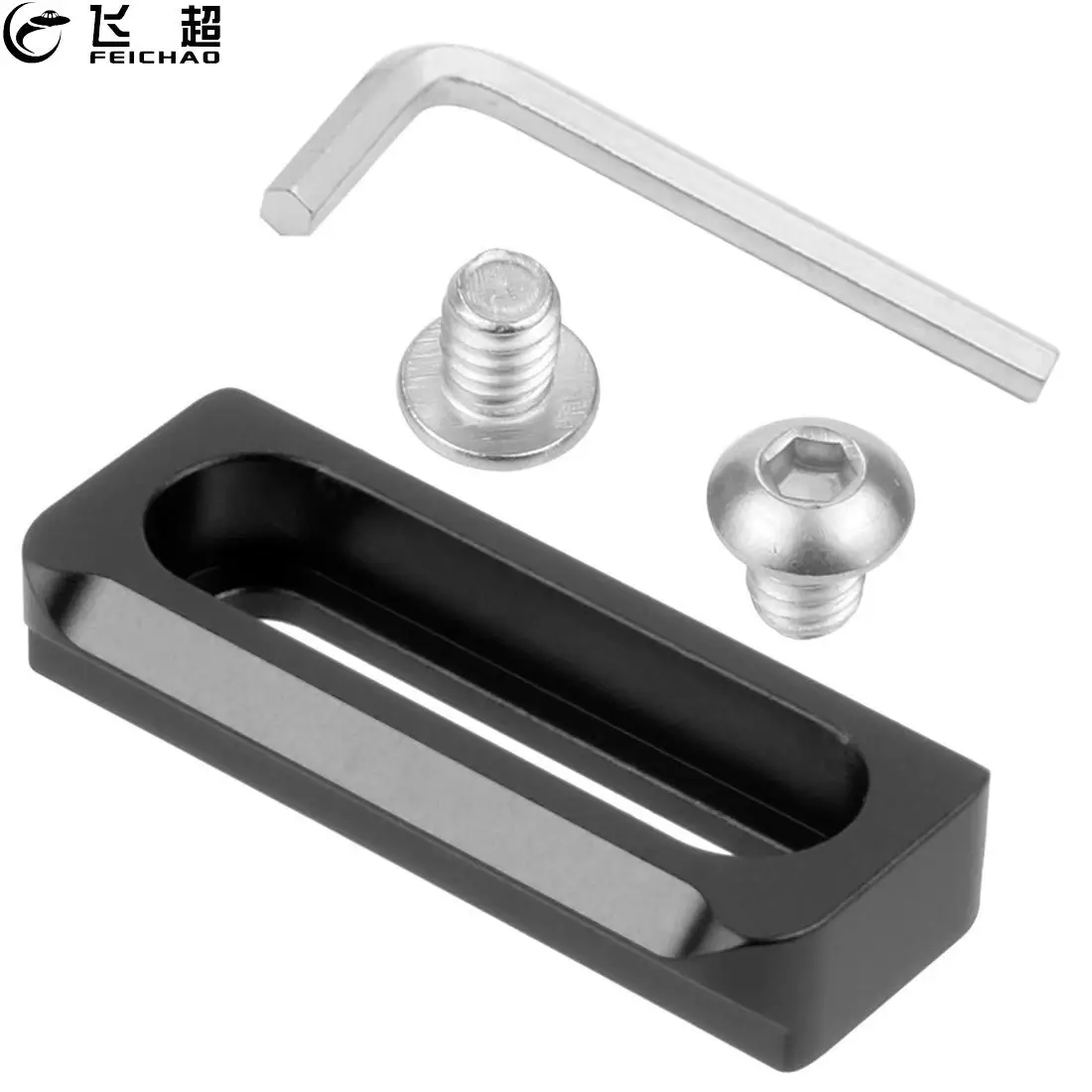 Szybkozłączowa szyna zabezpieczająca do szyny NATO 48mm 73mm dla Anti-Off górny uchwyt zacisk suwak Adapter ramka do kamery DSLR przedłużenie