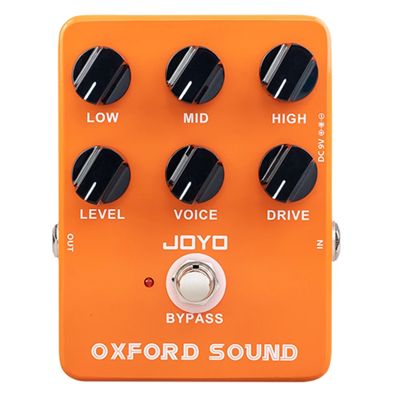 

JOYO JF-22 OXFORD, чистый звук, искажение, педаль для гитарных эффектов, Классическая британская скала 60-х годов