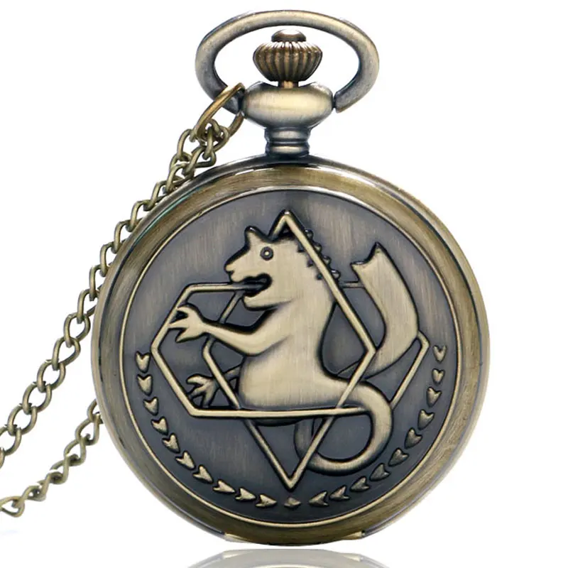 Meerdere Stijlen Fullmetal Alchemist Dull Poolse Zakhorloge Zilveren Ketting Hanger Mannen Quartz Horloges Luxe Kerstcadeaus