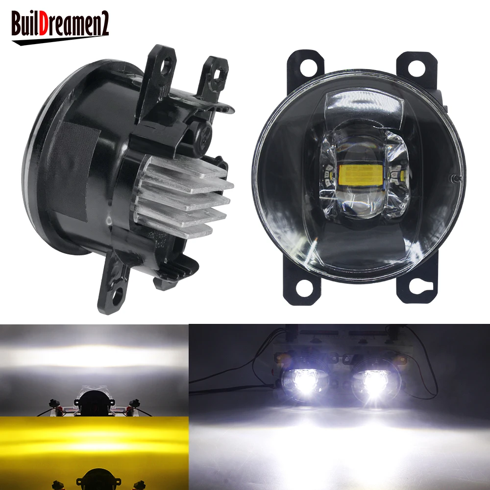 2 X LED światła przeciwmgielne 30W 8000lm przedni zderzak samochodowy lampa przeciwmgielna dla Subaru Outback Forester WRX STI Impreza Legacy BRZ XV Justy Levorg