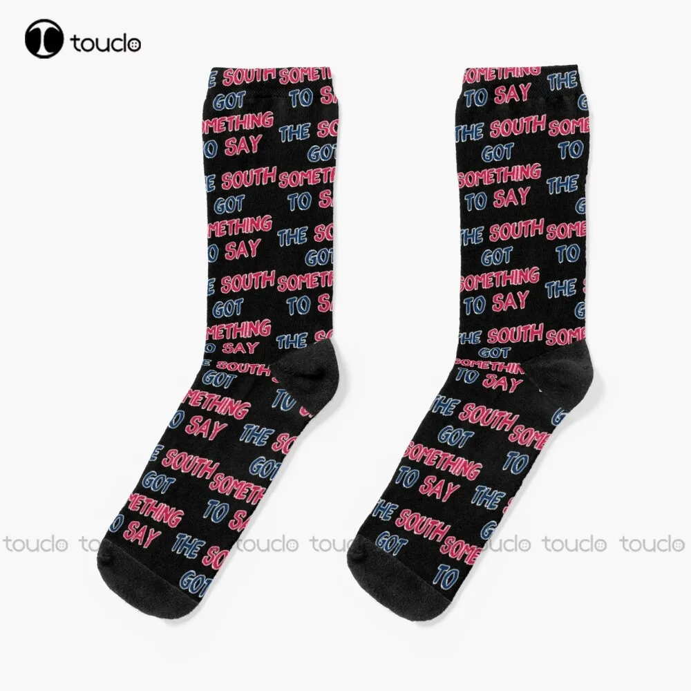 

The South Got Something To Say Socks Soccer Socks Girls Christmas Gift Unisex Adult Teen Youth Socks Custom 360° Digital Print