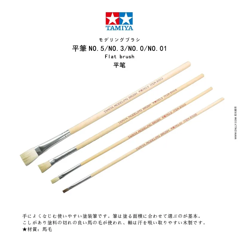 Tamiya-87013/87014/87015/87028 model tool handgeschilderde kleur pen platte pen