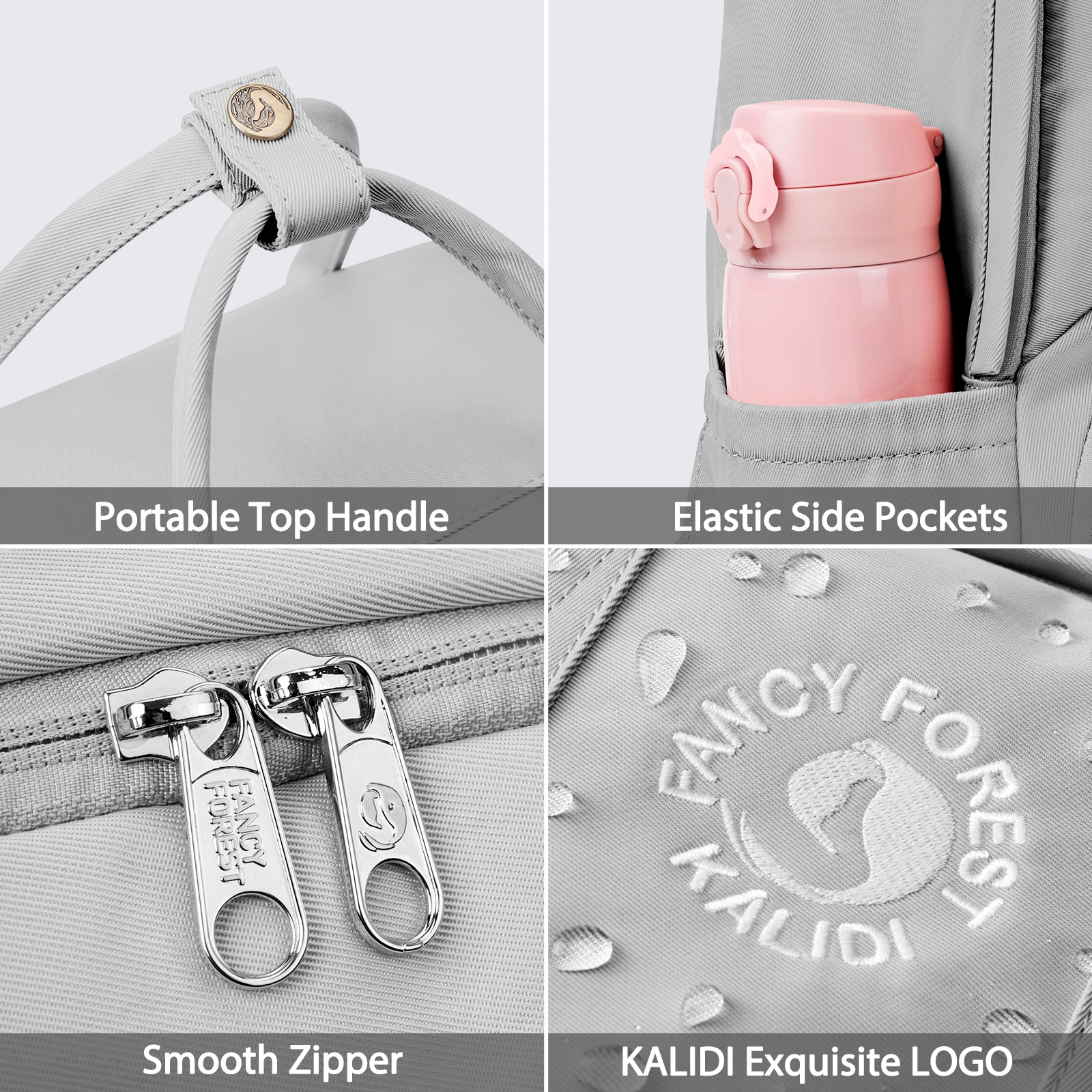 Zaino Casual kaldi zaino per Laptop da 17 pollici per uomo donna borsa da scuola per College da viaggio resistente all'acqua