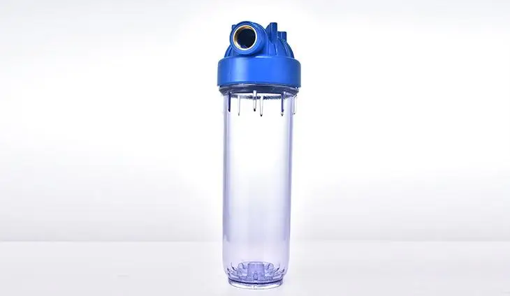 

10 inch transparent filter shell copper mouth household water purifier pre-filter pipe single-stage water purifier