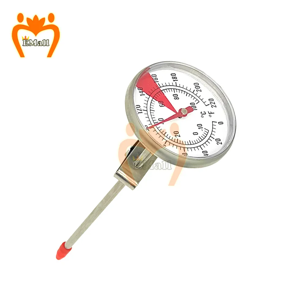 Termometro per caffè al latte da cucina in acciaio inossidabile 0-100 ℃/0-220 ° f carne acqua cibo BBQ sonda forno termometri Test