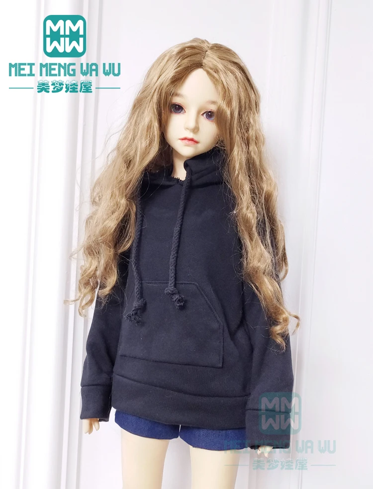 58cm 1/3 BJD dolls clothes Fashion Sports hoodie Denim miniskirt