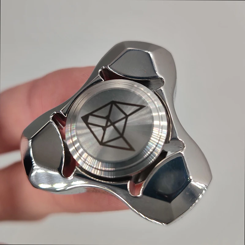 YUC Stainless Steel Hand Spinner Fidget Silent Bearing Metal Ball Mute Edc Toys Finger Gyro Relieve Stress Boy Anxiety Xmas Gift