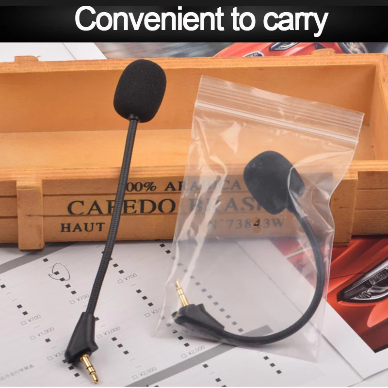 ميكروفون سماعة رأس لكينج ستون HYPERX ألفا/سحابة/سحابة 2 II/الطيران S/مسدس S سماعة الألعاب كابل ميكروفون صغير